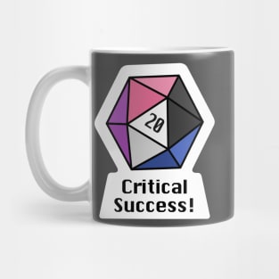 Critical Success! (Genderfluid) Mug